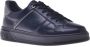 Baldinini Trainers in black leather and tumbled leather Blue Heren - Thumbnail 1