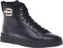 Baldinini Trainers in black leather Black Dames - Thumbnail 1