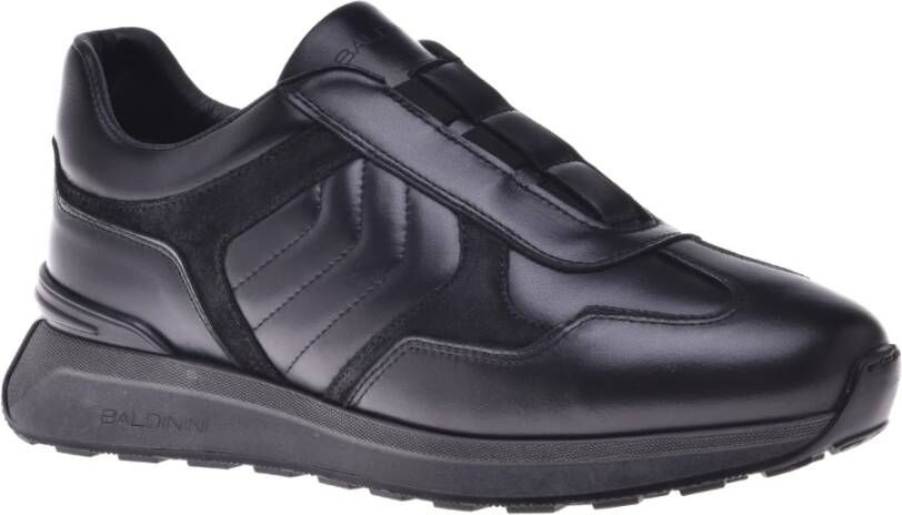 Baldinini Trainers in black leather Black Heren