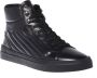 Baldinini Trainers in black quilted leather and leather Black Heren - Thumbnail 1