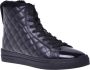 Baldinini Trainers in black quilted leather and patent leather Black Dames - Thumbnail 1