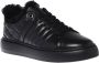 Baldinini Trainers in black speckled leather and quilted leather Black Heren - Thumbnail 1