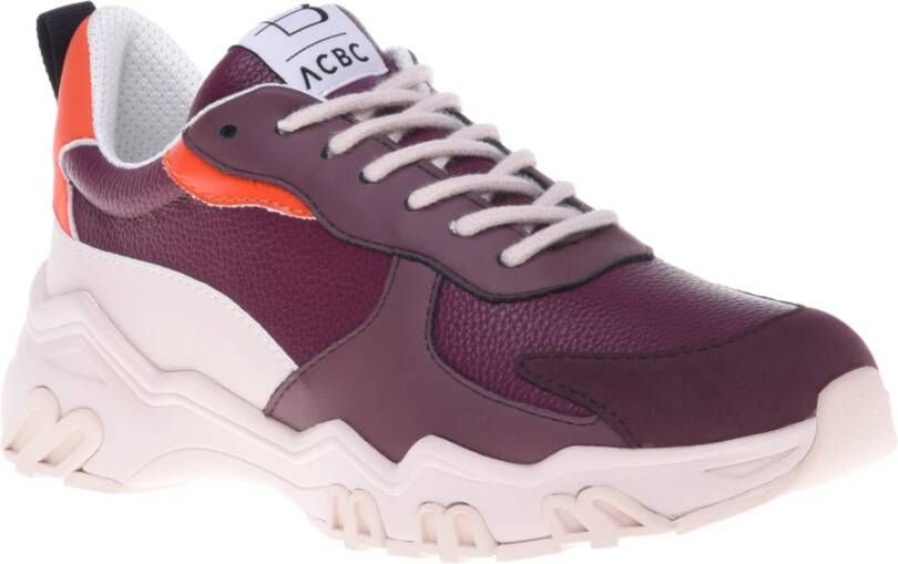 Baldinini Trainers in burgundy eco-leather Multicolor Dames