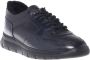 Baldinini Trainers in dark blue leather Blue Heren - Thumbnail 1