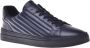 Baldinini Trainers in dark blue quilted leather and leather Blue Heren - Thumbnail 1