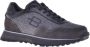 Baldinini Trainers in dark grey suede and fabric Gray Heren - Thumbnail 1