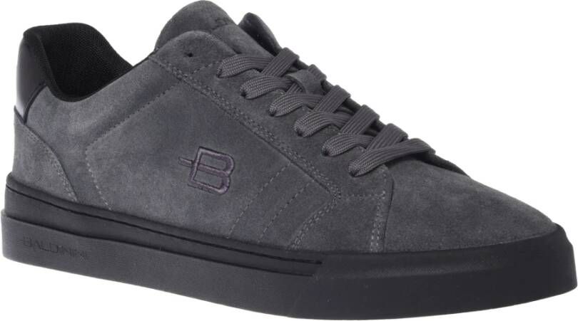 Baldinini Trainers in dark grey suede Gray Heren