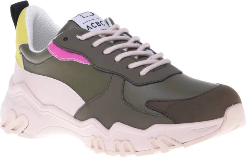 Baldinini Trainers in olive eco-leather Green Dames