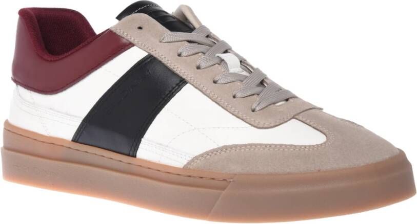 Baldinini Trainers in taupe and white leather and suede Multicolor Heren