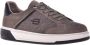 Baldinini Trainers in taupe fabric and suede Brown Heren - Thumbnail 1