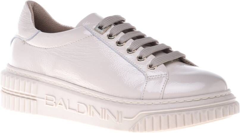 Baldinini Trainers in vanillla naplak Beige Dames