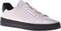 Baldinini Trainers in white quilted leather and leather White Heren - Thumbnail 1