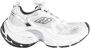 Balenciaga 10Xl Wit Zwart Sneakers Mesh Rubber White Dames - Thumbnail 1