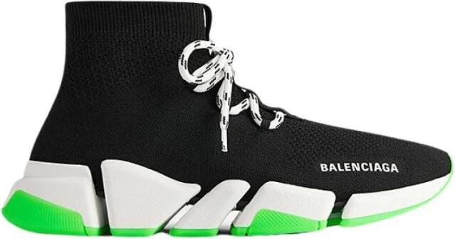 Balenciaga 3D Techniek Lichtgewicht Sneaker Black Heren