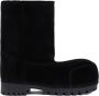 Balenciaga Alaska Bont Lage Sneeuwlaarzen Black Dames - Thumbnail 1