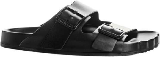 Balenciaga Anatomische Leren Muiltjes Black Heren