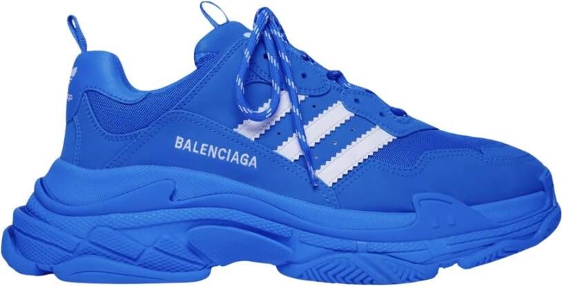 Balenciaga Beperkte oplage Triple S Blauw Wit Blue Heren