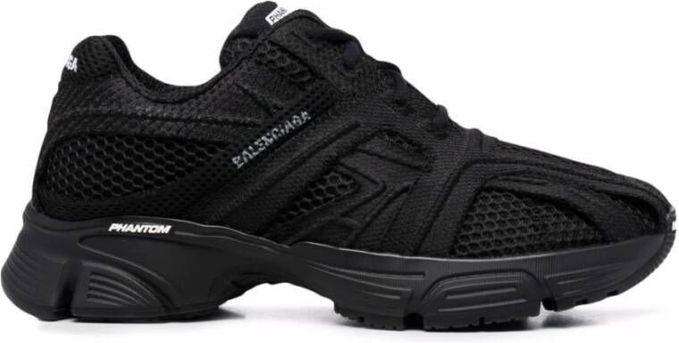 Balenciaga Black Phantom Low-Top Sneakers Black Dames