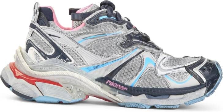 Balenciaga Blauwe Sneakers Uniek Ontwerp Superieur Comfort Multicolor Dames