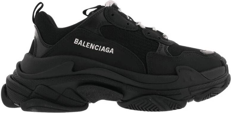 Balenciaga Chunky Sole Zwarte Sneakers Vrouwen Black Dames