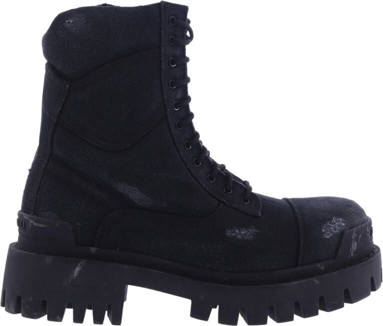 Balenciaga Dames Combat Strike 20Mm Boot Zwart Black Dames