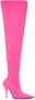 Balenciaga Elegante Roze Polyester Enkellaarzen Pink Dames - Thumbnail 1