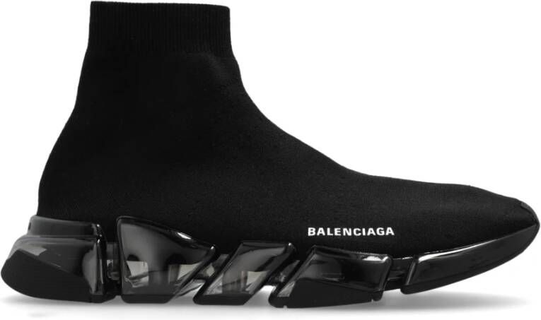 Balenciaga Enkellaagse sportschoenen Speed 2.0 Black Heren