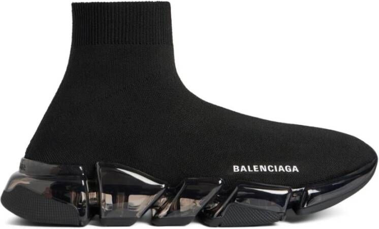 Balenciaga Enkellaagse sportschoenen Speed 2.0 Black Heren