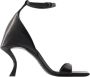 Balenciaga Hourglass Sandalen Leer Zwart Black Dames - Thumbnail 5