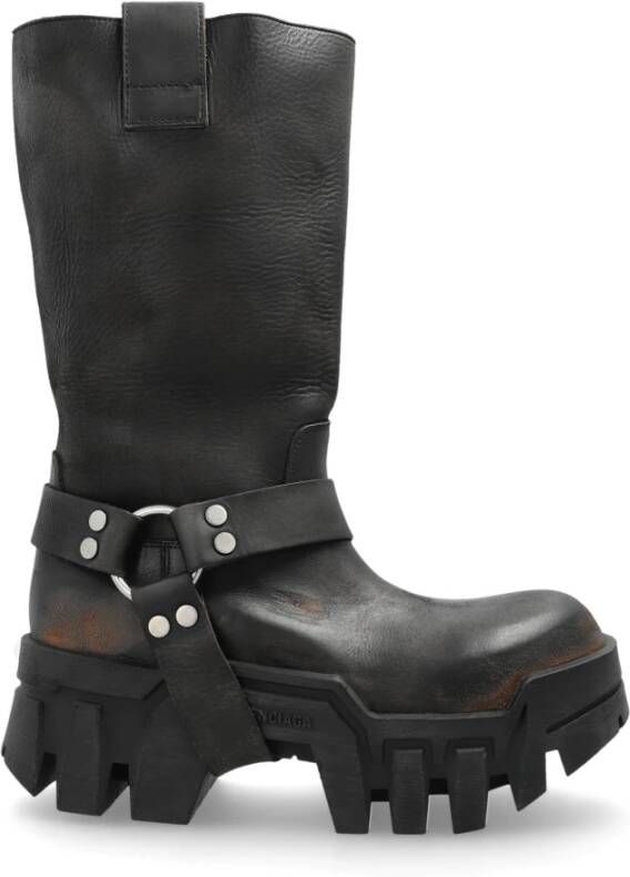 Balenciaga Laarzen Bulldozer Black Dames