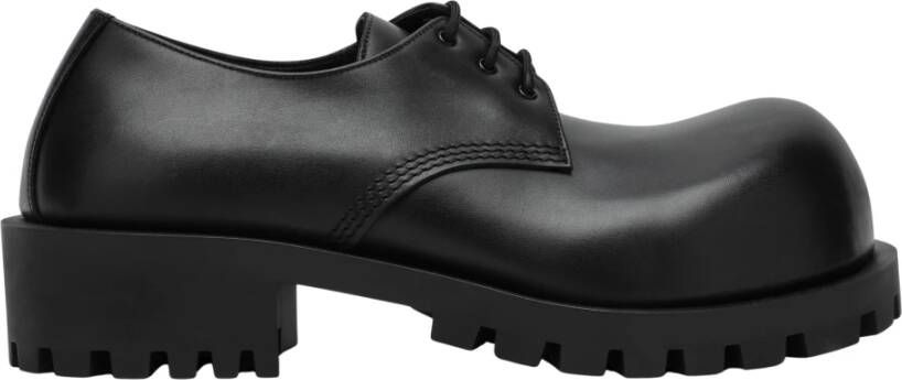 Balenciaga Lage Veterschoen Hummer Derby Black Heren