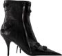 Balenciaga Leather boots Black Dames - Thumbnail 1