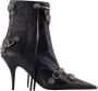 Balenciaga Leather boots Black Dames - Thumbnail 1