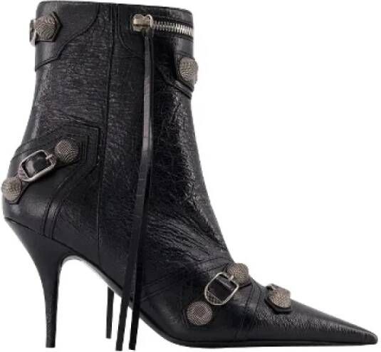 Balenciaga Leather boots Black Dames