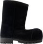 Balenciaga Leather boots Black Dames - Thumbnail 1