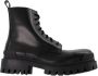 Balenciaga Leather boots Black Dames - Thumbnail 1