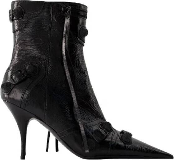 Balenciaga Leather boots Black Dames