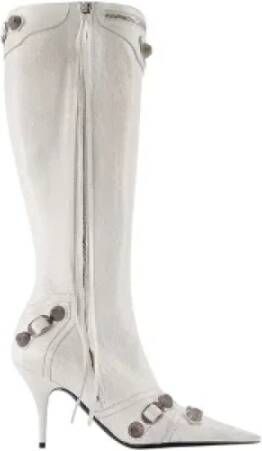 Balenciaga Leather boots White Dames