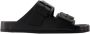 Balenciaga Leather flats Black Dames - Thumbnail 1