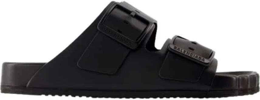 Balenciaga Leather flats Black Dames