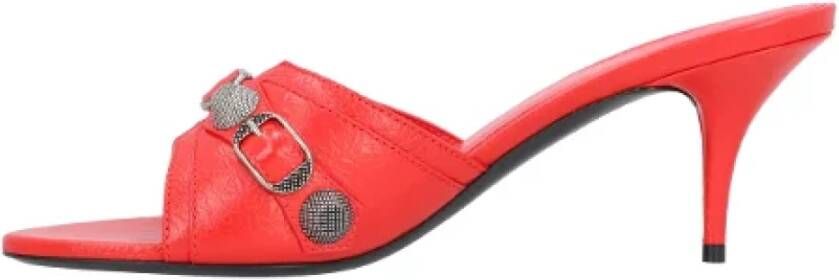 Balenciaga Leather sandals Red Dames