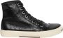 Balenciaga Leren sneakers met contrastlogo detail Black Dames - Thumbnail 1