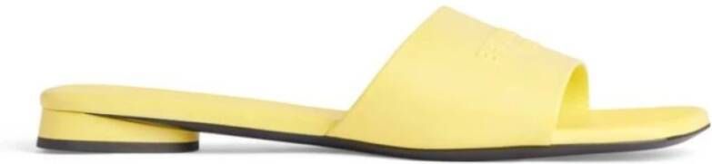 Balenciaga Platte sandalen voor dames Yellow Dames
