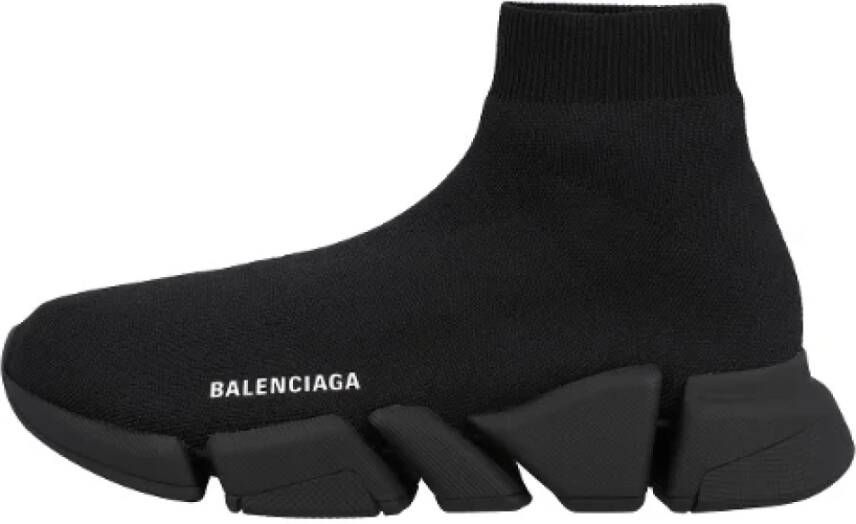 Balenciaga Polyester sneakers Black Heren