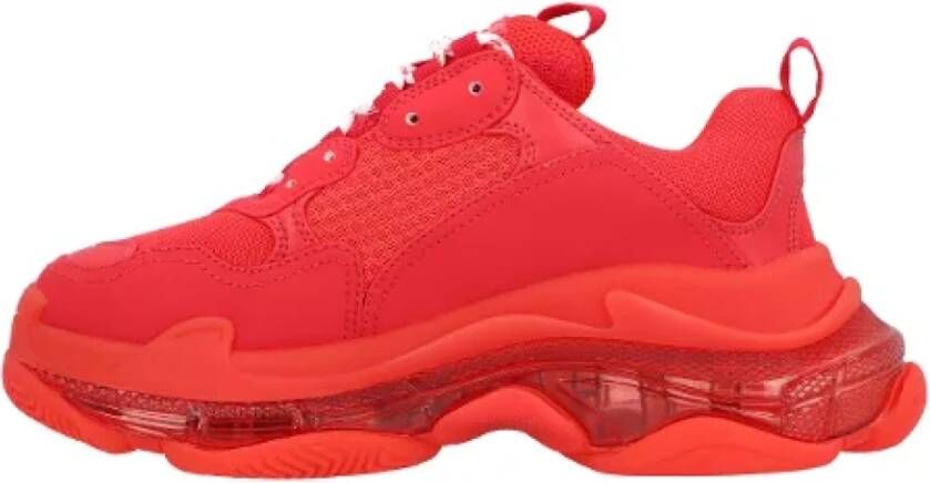 Balenciaga Polyester sneakers Red Heren