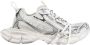 Balenciaga Ripped Effect Sneakers Beige Model White Heren - Thumbnail 1