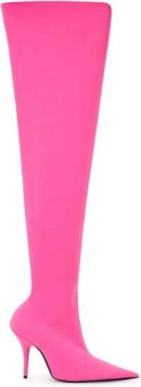 Balenciaga Roze Polyester Boot Pink Dames