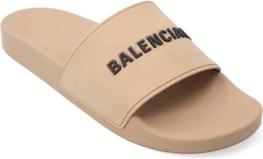 Balenciaga Rubber sandals Beige Heren