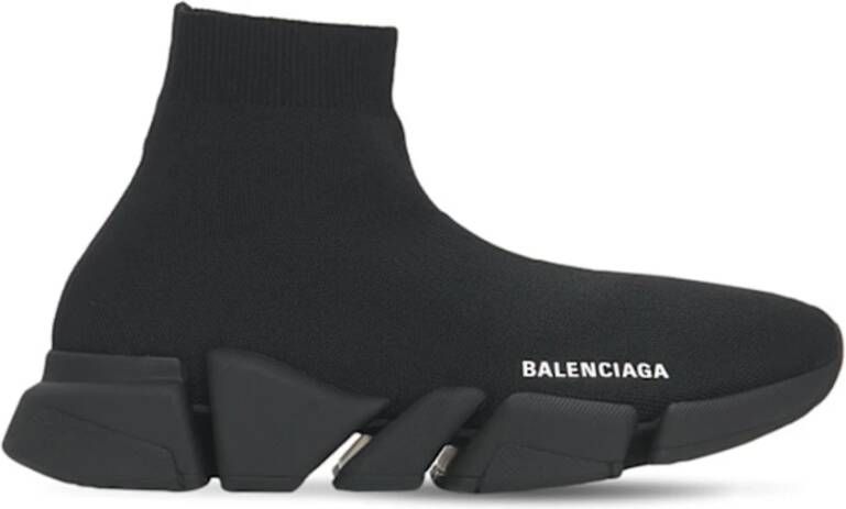 Balenciaga Speed 2.0 Recycled Knit Trainers Zwart Dames