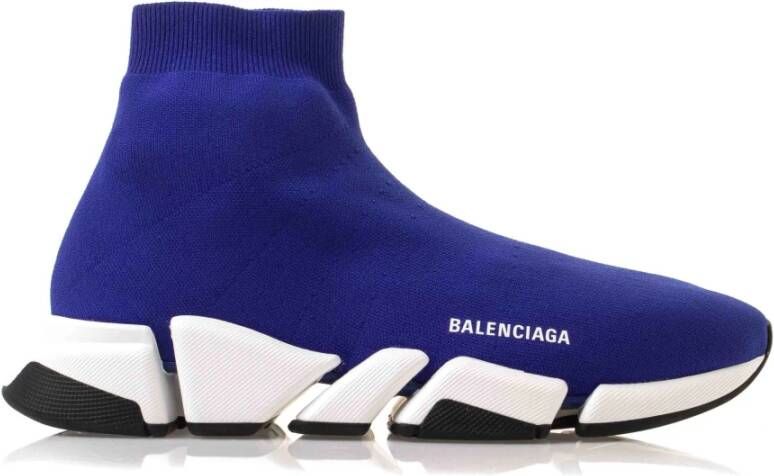 Balenciaga Speed 2.0 Sneakers voor Mannen Blue Heren